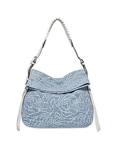 Aimee Kestenberg Сумка-хобо из мягкой кожи с множеством карманов и магнитной застежкой, размер 35.6x25.4x10.2 см 11016038