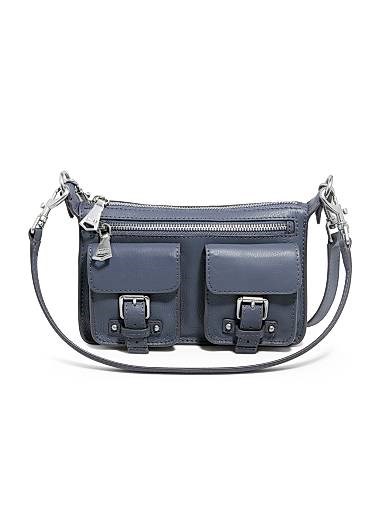 Aimee Kestenberg Кожаная мини-сумка на плечо с несколькими карманами и регулируемым ремнем 11016054