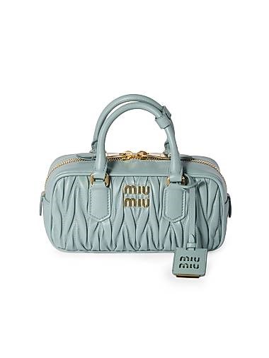 Miu Miu Сумка Arcadie из овчины в стиле мателассе с регулируемым ремешком и качественной отделкой 11014707