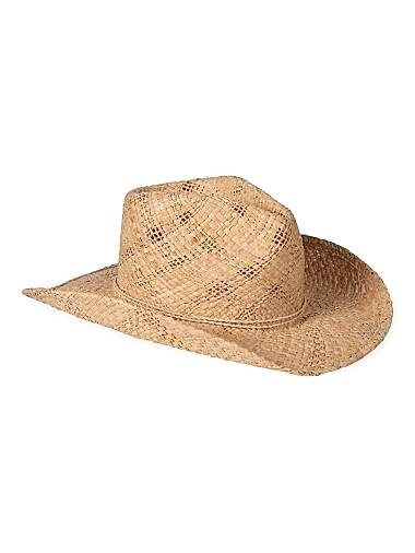 Lack of Color Шляпа-ковбой из рафии с широкими полями Sundance, коллекция Memoirs 10041903