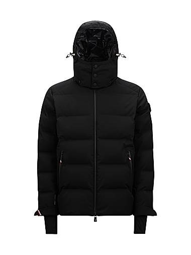 Пуховая водоотталкивающая куртка Montgetech от Moncler Grenoble с капюшоном, защёлками и эластичной утяжкой 11027583