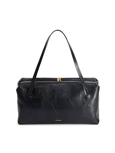 Jil Sander Сумка из натуральной кожи Medium Goji Pillow с верхними ручками и замком Kiss-lock 11024603