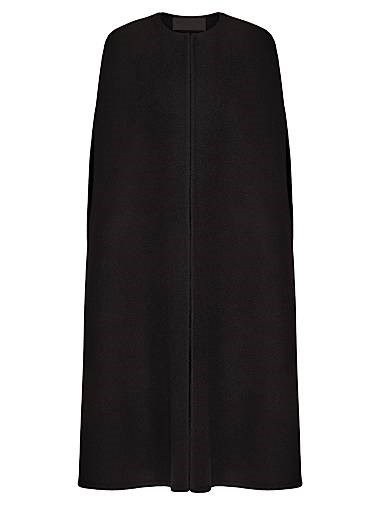 Пуховик из кашемировой смеси Valentino Garavani с плечиками и застежкой на крючок 11020713