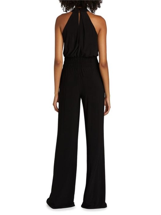 Комбинезон Femi Halter от Ramy Brook с завязывающимся воротником и складками на талии 11022407