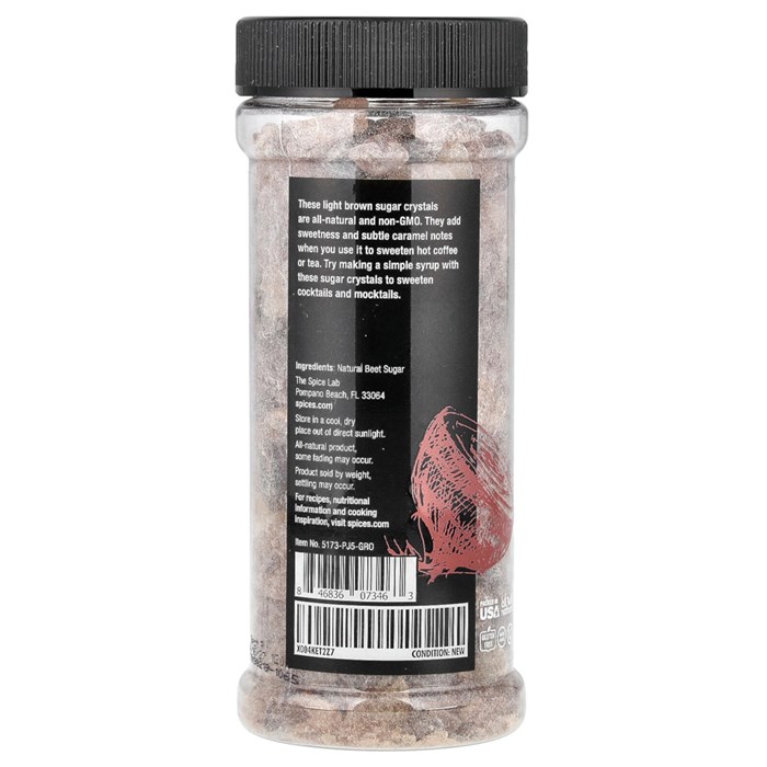 The Spice Lab Бельгийский тростниковый сахар, 283 г, 100% натуральный, без глютена, кошерный, без ГМО 11046945