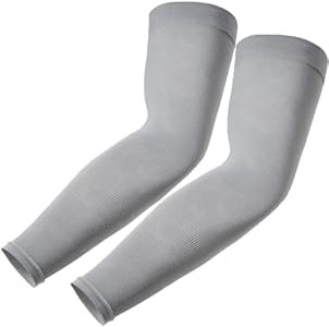 PhysFlex Серые компрессионные и охлаждающие рукава для мужчин и женщин, 1 пара, для футбола и волейбола 11067620