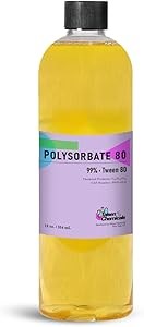Talsen Chemicals ПолиСорбат 80 косметического класса, 355 мл, 100% чистый, эмульгатор для бомбочек и мыла для ванны 11099896
