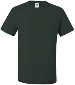 Темно-зеленая футболка JERZEES Dri-Power из прочного хлопка и полиэстера, размер 2XL 10022602