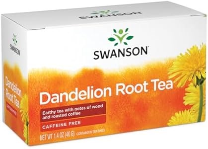 Swanson Традиционный травяной напиток с хикориевой кислотой - Чай из корня одуванчика, 20 чайных пакетиков 11106157