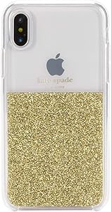 Kate Spade New York Прозрачный чехол с золотыми кристаллами для iPhone X/XS - защитный чехол с элементами кристаллов 11054717
