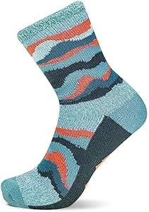 Универсальные носки Merrell с поддержкой свода и защитой от запаха, двойной слой, аква, размер малый-средний 11105217
