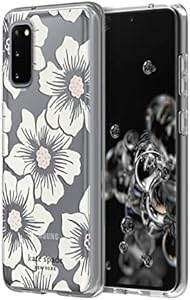 Kate Spade New York Прозрачный защитный жесткий чехол для Samsung Galaxy S20 5G с цветочным принтом и стразами, модель KSSA-059-HHCCS 11083951