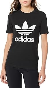 Мужская футболка adidas Originals Trefoil из 50% полиэстера и 50% хлопка, легкая и удобная 11049677