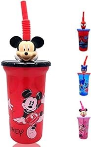 ZAK Designs Детская кружка для воды с 3D персонажем Mickey Mouse, 15 унций, выполнена из безопасного пластика 11063761
