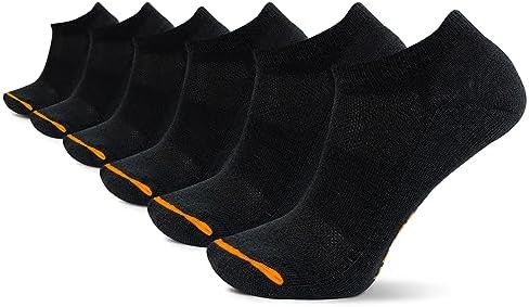 Носки Merrell: из переработанного полиэстера, поддержка свода стопы и управление влагой, 6 пар, универсальные 11069389