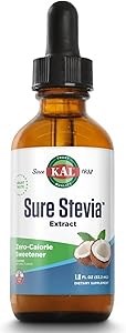 KAL Sure Stevia Drops, натуральный миндальный аромат, низкоуглеводные, 0 калорий, вкусные стевия 11088491