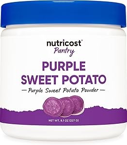 Nutricost Фиолетовый порошок из сладкого картофеля 227 г - без глютена, без ГМО, веганский 11044007