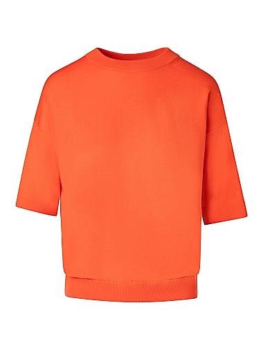 Свитер Akris punto с прямым кроем из мягкой шерсти с круглым вырезом и рукавами до локтя 11010694