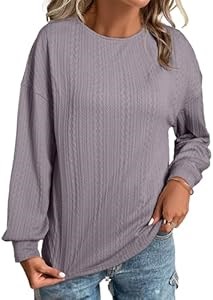 Лонгсливы SHEWIN для женщин: текстурированные туники на осень 2024, легкие и стильные, из 97% полиэстера и 3% спандекса 10020572