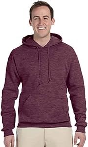 Худи Jerzees из флиса 8 унций с капюшоном, 50% хлопок и 50% полиэстер, цвет марун 10022629