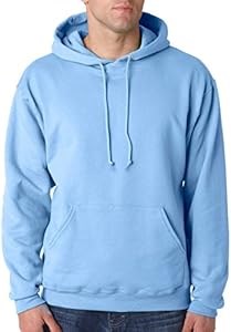 Худи Jerzees с капюшоном, светло-голубой, 8 унций, NuBlend 50/50, размеры S-4XL 10022595