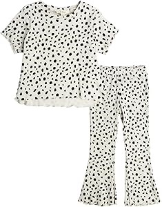 Jessica Simpson Комплект для девочки: футболка и леггинсы - 2 предмета из 100% хлопка и спандекса 10022342