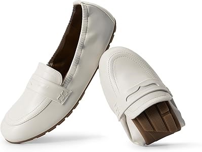 Женские легкие складные лоферы Dream Pairs с закругленным носком, антискользящие и комфортные для повседневной носки 11043686