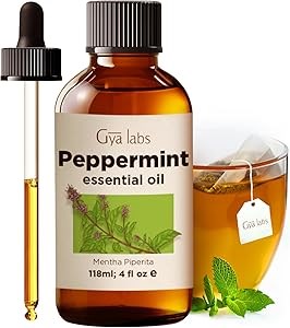 Gya Labs Апельсиновое эфирное масло 120 мл - 100% натуральное масло для диффузоров и ухода за кожей, с 3 г травяного чая с цитрусовой мятой 11067914