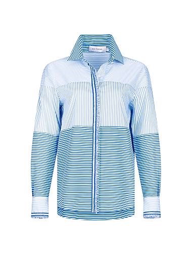 Рубашка Raina в полоску с бахромой из 100% хлопка от Silvia Tcherassi 11020471