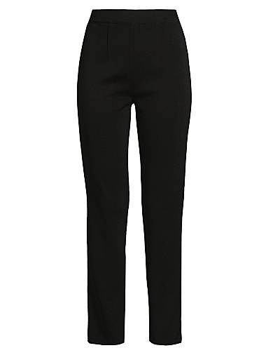 Узкие трикотажные брюки Nancy Mylana от Misook с эластичным поясом и высокой посадкой, 90% акрил 11009244