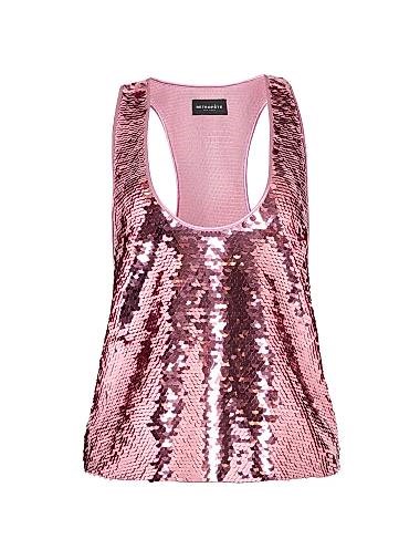 Retrofete Полиэстеровый топ Mandy с пайетками, идеальный для вечеринок и ужинов, размер S 10041999