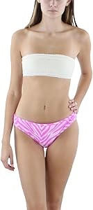 Женское бикини с зебровым принтом от Jessica Simpson, 52% нейлон, 33% полиэстер, 15% спандекс 10022535