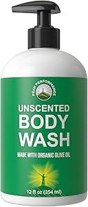 Peak Performance Ультра чистый гель для душа с органическими ингредиентами: алоэ вера, оливковое масло, жожоба, кокосовое масло и масло ши, гипоаллергенный, 355 мл 11086608