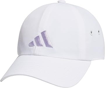 Adidas Женская мягкая и комфортная спортивная бейсболка из нейлона с 6 панелями и регулируемой посадкой 11079399
