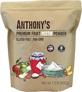 Anthony',s Премиальный фруктовый пектин, 680 г, безглютеновый, без ГМО, для веганов 11088222