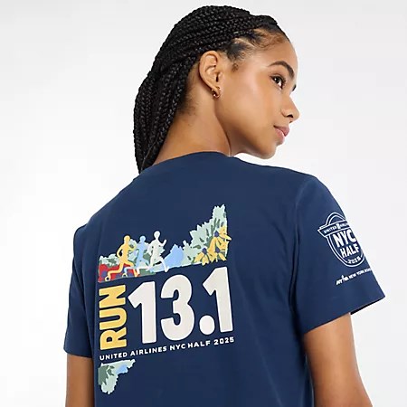 New Balance Футболка из 100% хлопка с графическим принтом для повседневной носки 11040428