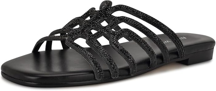 Женские балетки Nine West Timy с элегантными ремешками и квадратным носком 11052121