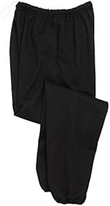 Модные молодёжные брюки с карманами Jerzees 9 oz (4850MP) из хлопка и полиэстера, комфортный крой 10022618