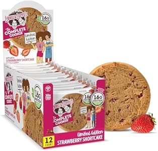 Lenny &amp, Larry',s Вкусные и полезные веганские печенья с яблочным пирогом, без ГМО, с 16 г растительного белка, 12 штук 11072025