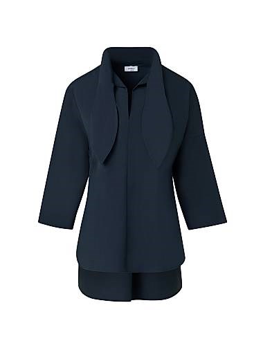 Туника из хлопкового поплина с морским узлом, стойкой воротником и манжетами для запястья от Akris Punto 11010696