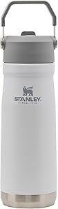 Stanley Изолированная бутылка для воды IceFlow из нержавеющей стали 22 унции, с встроенной трубочкой, без BPA 11067286