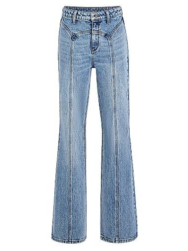 Retrofete Джинсы Maelle из денима 99% хлопок и 1% эластан, модель 175 см в размере S 11014807