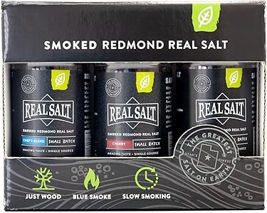 Redmond Подарочная копченая морская соль Real Salt, натуральная, нерафинированная, без глютена 11064663