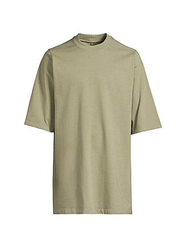 Итальянская хлопковая футболка Jumbo Rick Owens с круглым вырезом и короткими рукавами 11028925