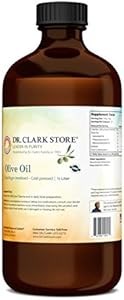 Dr Clark Органическое оливковое масло премиум-класса первого холодного отжима, 500 мл – полезно для кулинарии и заправки салатов, богато антиоксидантами 11054451