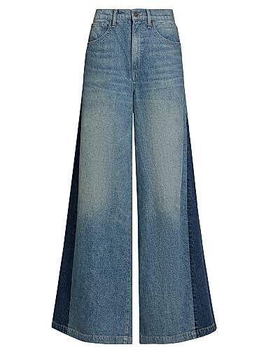 Джинсы прямого кроя Ebony от Nili Lotan, 100% хлопок, пять карманов, машинная стирка 11025604