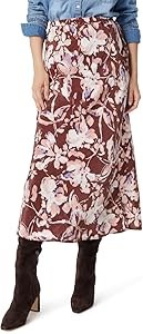 Юбка-миди Sam Edelman Gracie с низкой талией и свободным кроем, 69% полиэстер, 31% нейлон 11084139