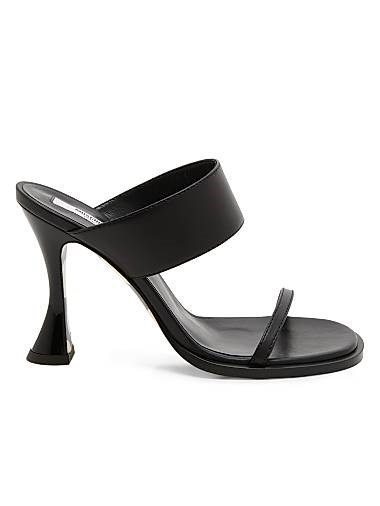 Кожаные сандалии Moschino Duck 100MM с открытым носом и итальянским качеством 11028397
