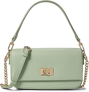 Anne Klein Сумка через плечо с эмалированным замком и минималистичным дизайном, 100% полиуретан 11061642