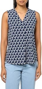 Стильный молодёжный лонгслив Anne Klein с принтом и складками спереди, состав: 95% полиэстер, 5% эластан 11055766